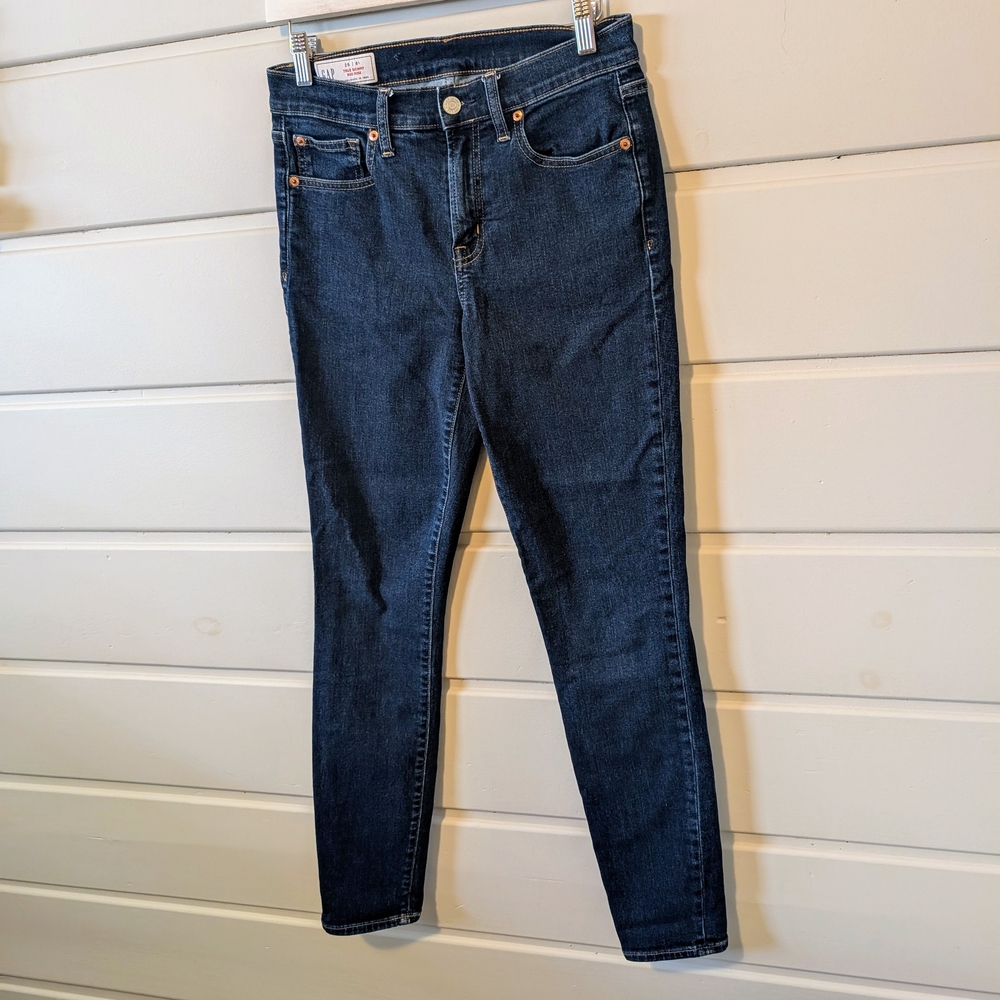 GAP Womens True Skinny Mid Rise Jeans Size 8L